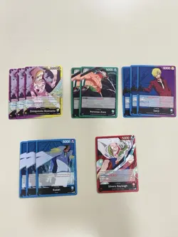 One Piece OP12 Leader card 12 pcs & Common card 350 pcs LOT - Image 3