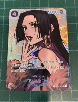 OnePiece Card Game Boa Hancock OP01-078 SR SP The Kingdom of Intrigue Japanese - Image 1