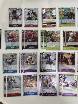 One Piece OP08 42 Card Lot R card - Image 2