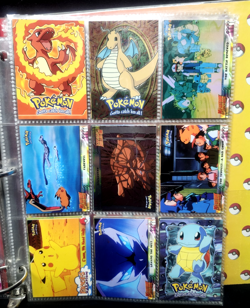 Topps Trading Cards Series 1 Pokemon 1999 (52) cards with Binder w Holo's !! - Image 1