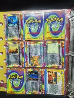 Topps Trading Cards Series 1 Pokemon 1999 (52) cards with Binder w Holo's !! - Image 4
