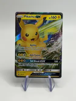 Pokemon Pikachu GX SM232 Black Star Promo Holo Card Sun & Moon - Image 1