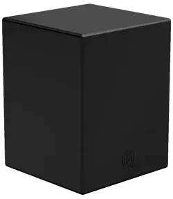 Ultimate Guard Solid Black Boulder 100+ Deck Case New Card Storage Box ccg tcg - Image 1