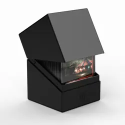 Ultimate Guard Solid Black Boulder 100+ Deck Case New Card Storage Box ccg tcg - Image 3