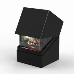 Ultimate Guard Solid Black Boulder 100+ Deck Case New Card Storage Box ccg tcg - Image 4