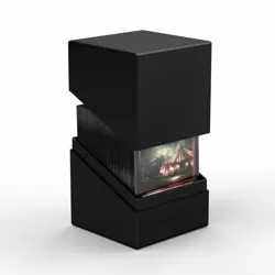 Ultimate Guard Solid Black Boulder 100+ Deck Case New Card Storage Box ccg tcg - Image 5