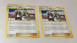 Pokemon TCG 2019 Cosmic Eclipse GUZMA & HALA #193/236 Tag Team Supporter Cards - Image 2