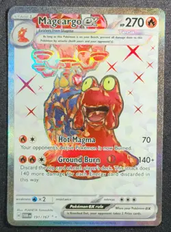 Magcargo ex - 191/167 - Twilight Masquerade - Ultra Rare - Full Art Pokemon Card - Image 1