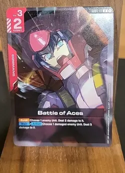 Battle of Aces Foil - GD01-111 NM - Gundam TCG Card Game - Image 1