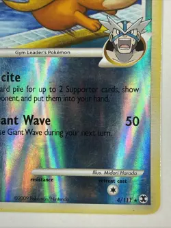 Floatzel GL LV.37 4/111 Holo Rare Reverse Holo Pokemon Card - Image 4
