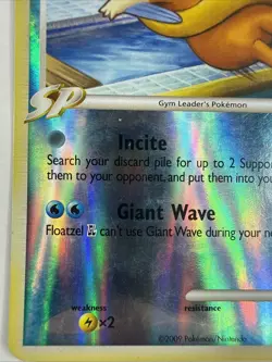 Floatzel GL LV.37 4/111 Holo Rare Reverse Holo Pokemon Card - Image 5
