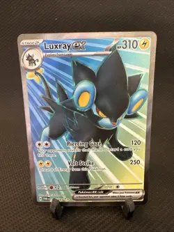 Pokemon TCG Luxray EX Twilight Masquerade Ultra Rare Full Art Card 195/167 - Image 1