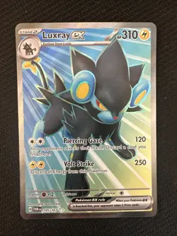 Pokemon TCG Luxray EX Twilight Masquerade Ultra Rare Full Art Card 195/167 - Image 3
