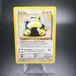 Snorlax - 27/64 - Pokemon Original Unlimited Rare Card WOTC NM - Image 1