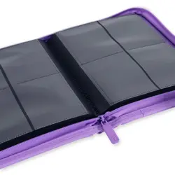 Vault X Just Purple 4-Pocket Exo-Tec Zip Binder - 160 Cards - BRAND NEW - IN BOX - Image 2