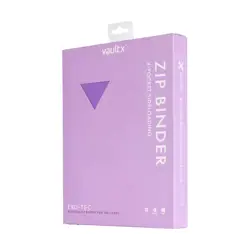 Vault X Just Purple 4-Pocket Exo-Tec Zip Binder - 160 Cards - BRAND NEW - IN BOX - Image 4