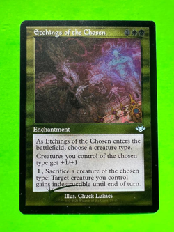 MTG Modern Horizons 2 ( Etchings of the Chosen ) Retro Frame Etched Foil #25/40 - Image 1