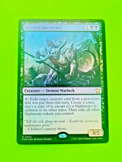 MTG Foundations - Abyssal Harvester - Rare Foil - Image 1