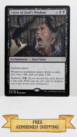 Curse of Fool's Wisdom Commander 2019 Regular - Image 1