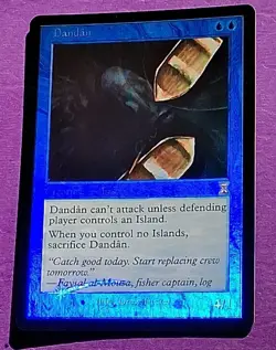 MTG Dandan Timeshifted Foil NM Forgetful Fish Bling! - Image 2