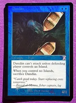 MTG Dandan Timeshifted Foil NM Forgetful Fish Bling! - Image 4