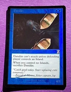 MTG Dandan Timeshifted Foil NM Forgetful Fish Bling! - Image 5
