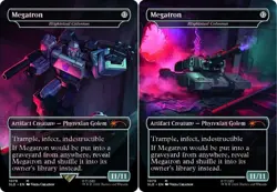 MTG Megatron - Blightsteel Colossus - Borderless, NM-Mint, English Secret Lair D - Image 1