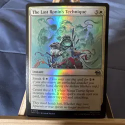 The Last Ronin's Technique Teenage Mutant Ninja Turtles Foil - Image 1