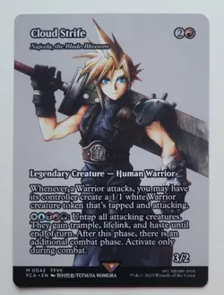 Cloud Strife "Najeela, the Blade-Blossom" Showcase Nonfoil NM MTG M0042 - Image 1