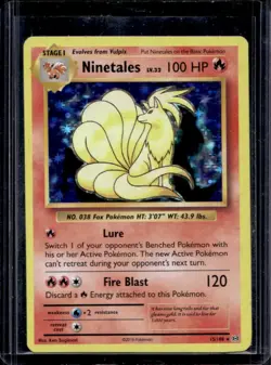 2016 Pokemon XY Evolutions Ninetales Promos Holo #15/108 - Image 1