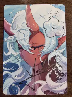 VCard Awakened Worlds First Edition - Yoclesh - Box Topper Art Card - Image 1