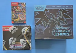 Pokemon Mega Evolutions Phantasmal Flames 36-Pack Booster Box +ETB &Booster... - Image 1
