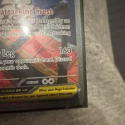 Pokemon Mega Scrafty EX Full Art Secret Rare Holo ASC 285/217 330 HP 160 Power - Image 2