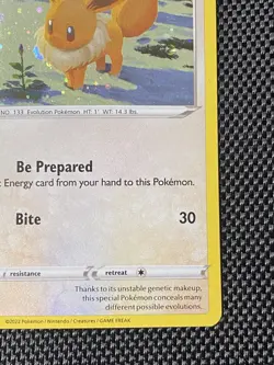 Eevee - SWSD SWSH190 Cosmo Swirl Promo Holo Pokemon Card LP+ - Image 4
