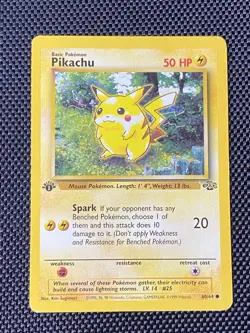Pokemon Pikachu Jungle 60/64 Regular English Basic HP 1st Edition - Image 1