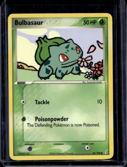 2006 Pokemon EX Crystal Guardians Bulbasaur #45/100 - Image 1