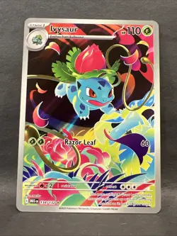 Ivysaur 134/132 (Illustration Rare) Me01: Mega Evolution Holo NM - Image 1
