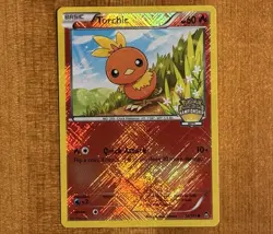 Torchic 12/111, LP Rev. Holo, State Championships, Pokemon League Promo TCG Card - Image 1