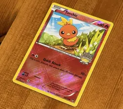 Torchic 12/111, LP Rev. Holo, State Championships, Pokemon League Promo TCG Card - Image 2