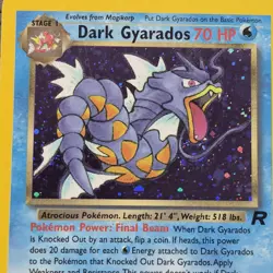 Dark Gyarados 8/82 Team Rocket Holo WotC Pokemon Card - Image 2