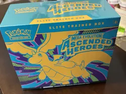 Pokemon Mega Evolution Ascended Heroes ETB Elite Trainer Box NEW Sealed God Pack - Image 1