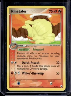 2004 Pokemon EX Hidden Legends Ninetales #22/101 - Image 1
