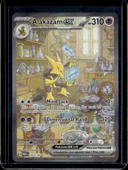 Pokemon SV: Scarlet & Violet 151 Alakazam ex 201/165 - Image 1