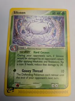 Silcoon 43/109 Ruby and Sapphire Pokemon - Image 1