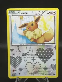 Eevee RC14/RC25 Holo Pokemon Legendary Treasures: Radiant Collection Uncommon - Image 1