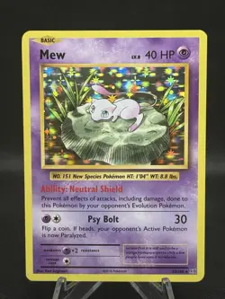 Pokemon TCG Mew 53/108 Holo Rare Evolutions NM - Image 1