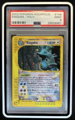 2003 Pokemon Aquapolis Kingdra Holo #148/147 PSA 9 - Image 1