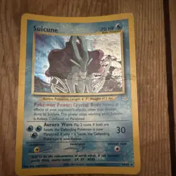 Pokemon TCG Suicune 70 HP Neo Revelation Holo Rare 14/64 Basic English - Image 1