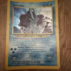 Pokemon TCG Suicune 70 HP Neo Revelation Holo Rare 14/64 Basic English - Image 4