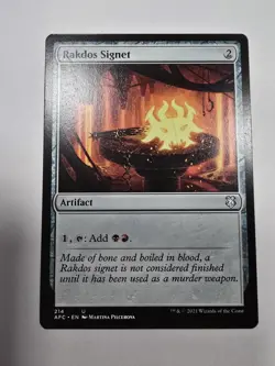 Rakdos Signet Commander: Adventures in the Forgotten Realms Regular Mtg - Image 1